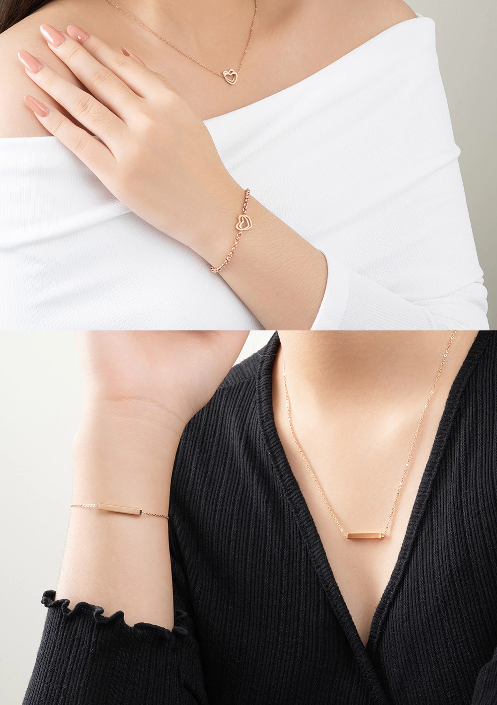 Bộ sưu tập vòng cổ nữ Curnon "Sincera" Collection - Trang Sức Phong Cách, Tinh Tế - Chất Liệu Thép Không Gỉ