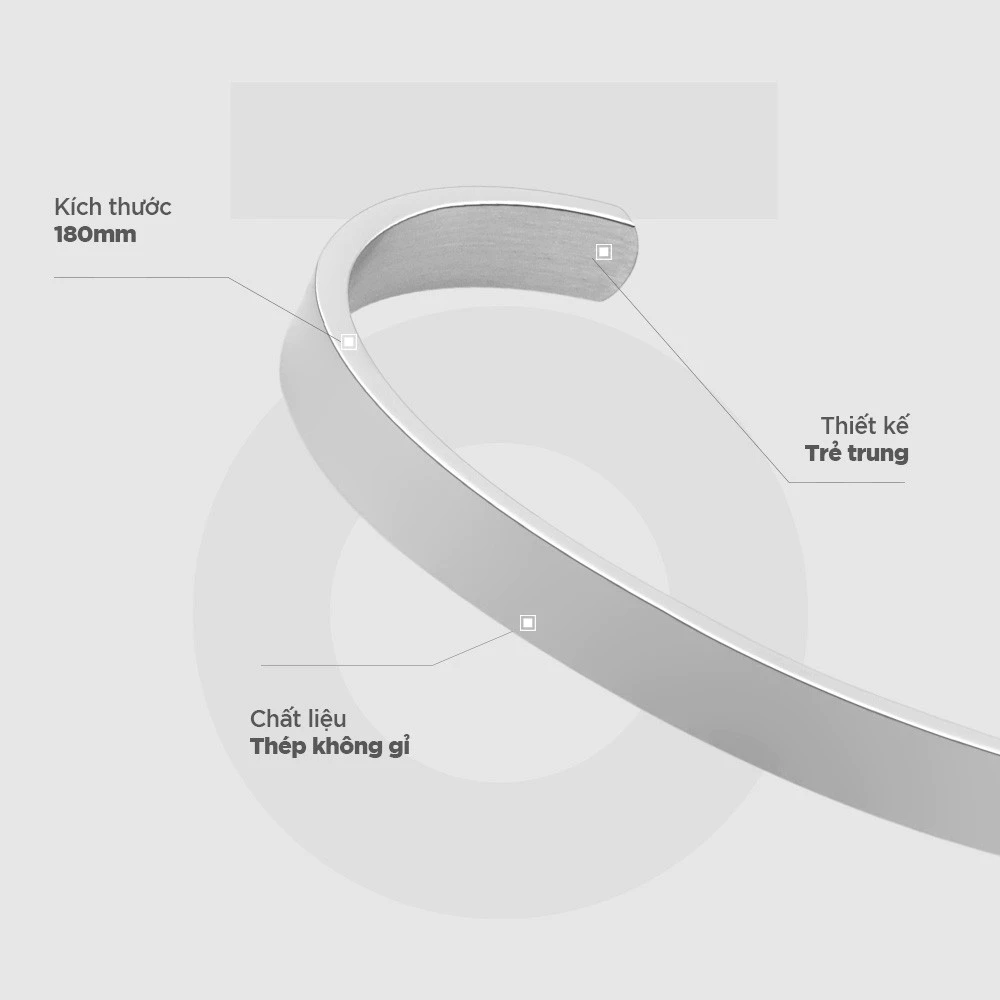 Bộ Sưu Tập Vòng Tay Cuff Curnon Nam - Thiết Kế Tối Giản, Tinh Tế - Phù Hợp Mọi Loại Trang Phục