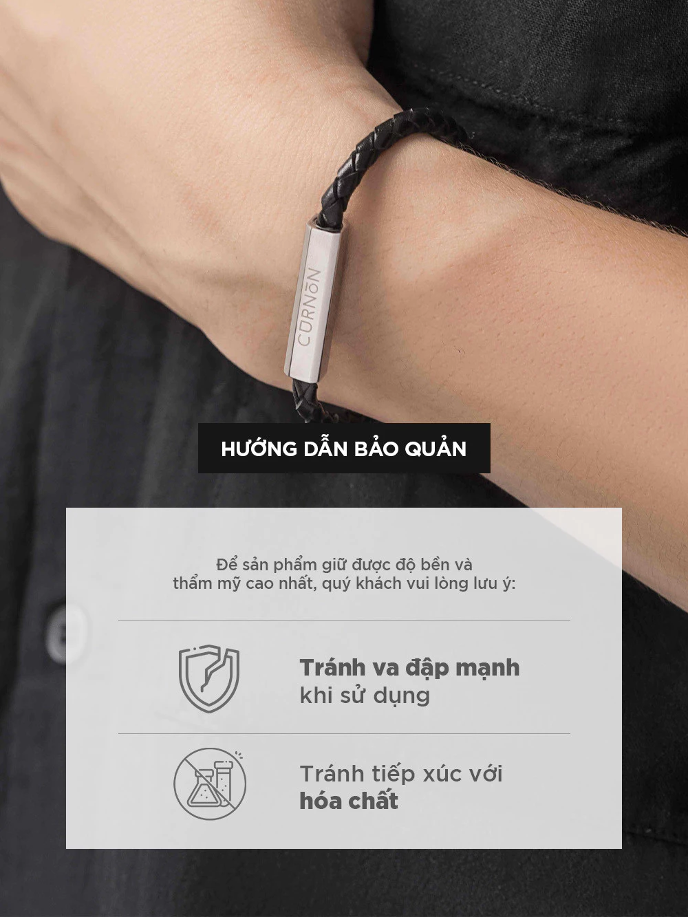 Bộ Sưu Tập Vòng Tay Cuff Curnon Nam - Thiết Kế Tối Giản, Tinh Tế - Phù Hợp Mọi Loại Trang Phục