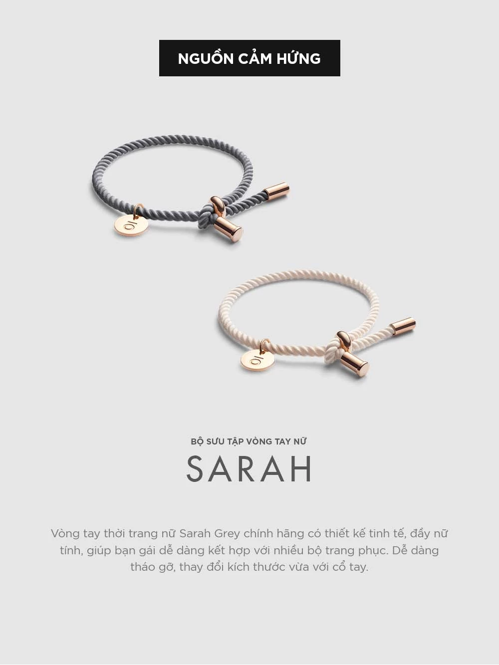 Vòng Tay Nữ Curnon Sarah Bracelet - Trang Sức, Phụ Kiện Thời Trang Nữ, Thiết Kế Basic Trending Dễ Đeo