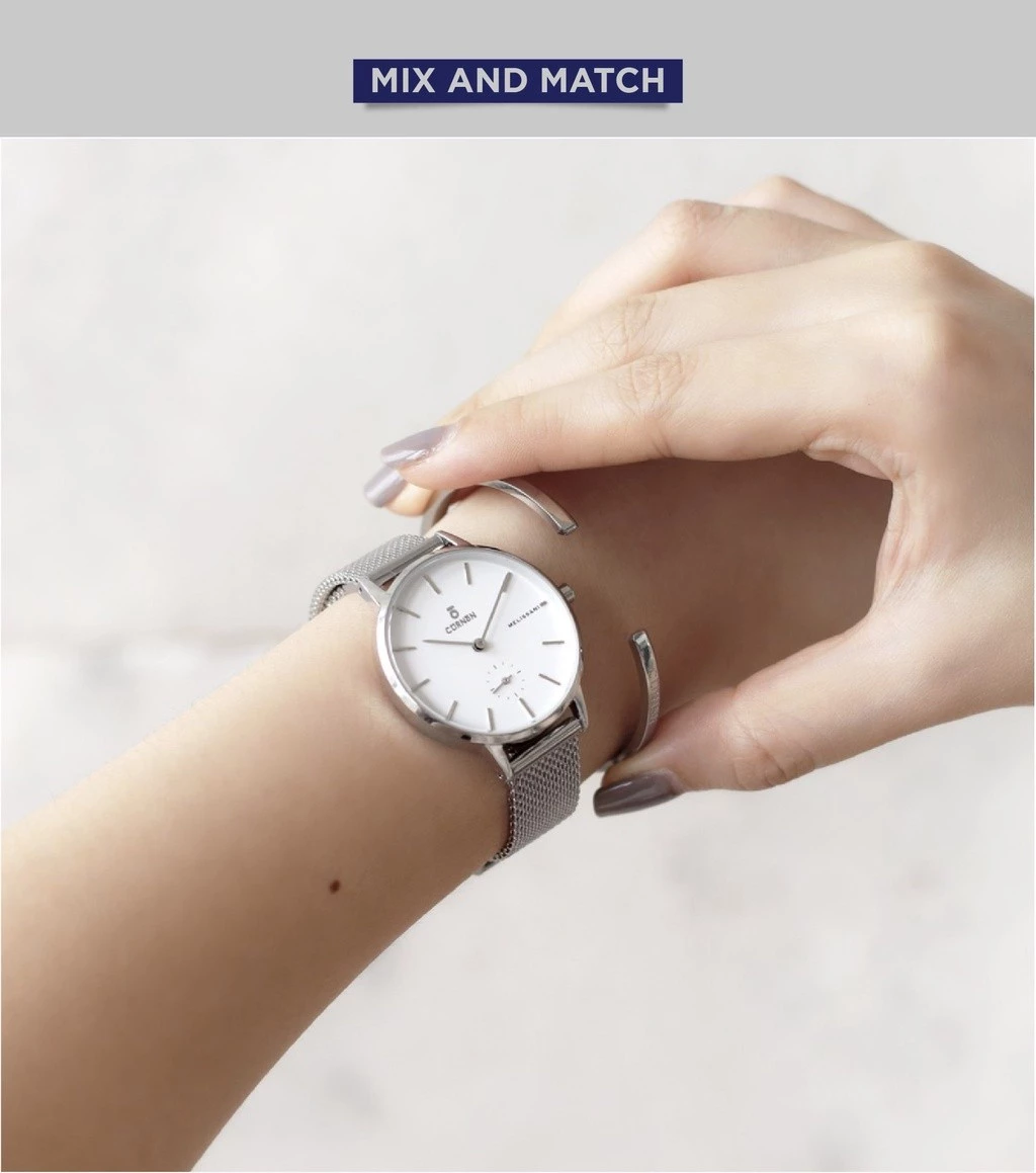 Vòng Tay Nam/nữ/unisex Curnon Stella Cuff - Trang Sức, Phụ Kiện Thời Trang Cho Cặp Đôi, Thiết Kế Basic Dễ Đeo