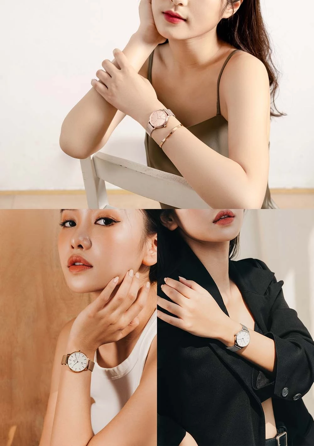 Đồng Hồ Nữ Curnon Melissani Autumn Dây Kim Loại Chính Hãng - Đeo Tay Thời Trang