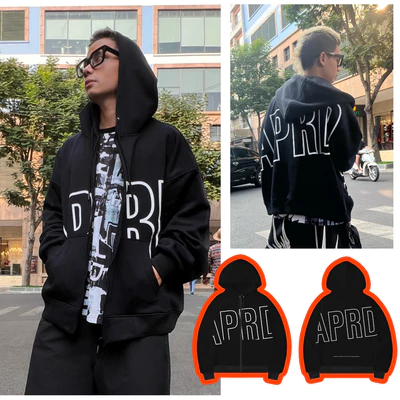 Áo Hoodies zip  Apride APRD big size form boxy (55-100kg)