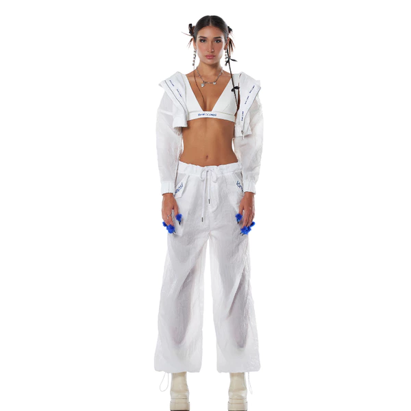 làminapparel - TRANSPARENT NYLON PANTS