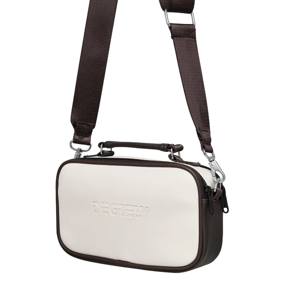 Túi Da đeo chéo thời trang unisex nam nữ Degrey Coffee Simili Bag