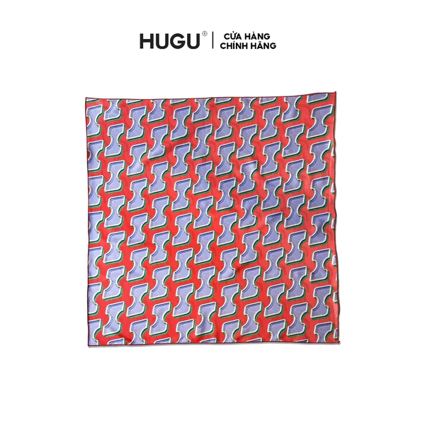 Khăn tay local brand HUGU - LOGO HUGU FOULARD - unisex