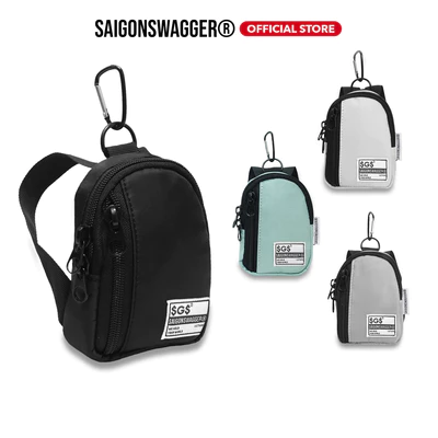 Phụ kiện móc khoá balo mini SAIGON SWAGGER® SGS ZIPPER BACKPACK KEYCHAIN
