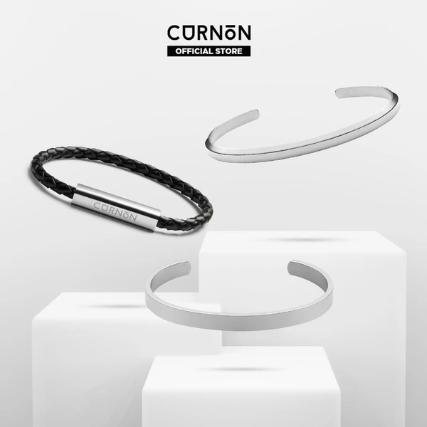 Bộ Sưu Tập Vòng Tay Cuff Curnon Nam - Thiết Kế Tối Giản, Tinh Tế - Phù Hợp Mọi Loại Trang Phục