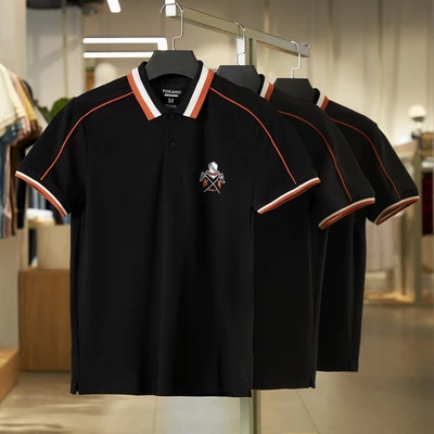 Áo polo nam TORANO ngắn tay phối màu color-block DSTP004