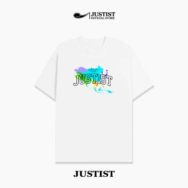 Áo Thun Nam Nữ Unisex JUSTIST MAPS Cổ Tròn  basic chất cotton TSJT038
