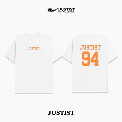 Áo thun nam nữ JUSTIST Baseball 94 cổ tròn vải cotton ngắn tay TSJT062