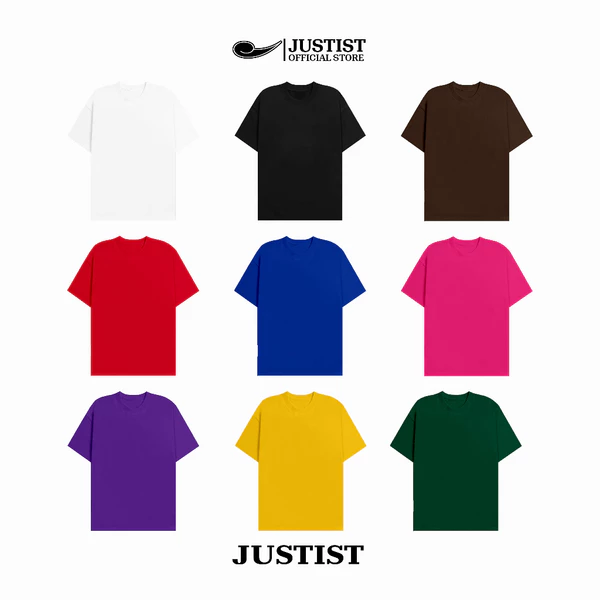 Áo thun Justist Localbrand Unisex nam nữ chất cotton Tay Ngắn JUSTIST trơn TSJT000 (3)