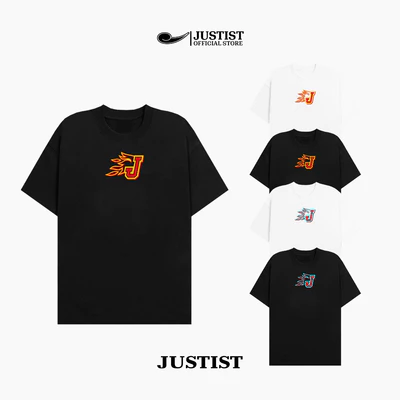 Áo Thun JUSTIST J-Fire Basic Nam Nữ Unisex chất cotton  TSJT033