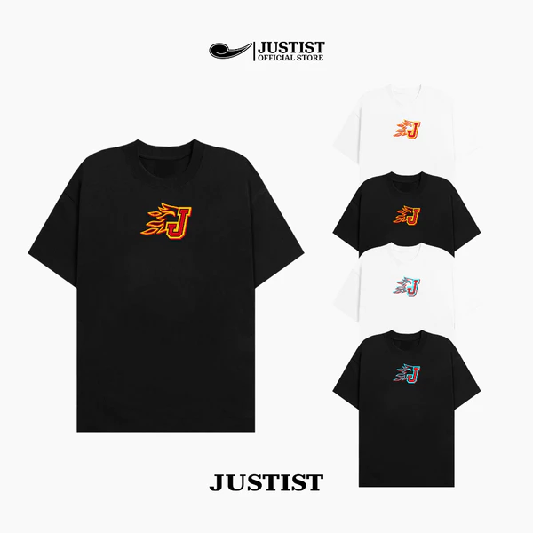 Áo Thun JUSTIST J-Fire Basic Nam Nữ Unisex chất cotton  TSJT033