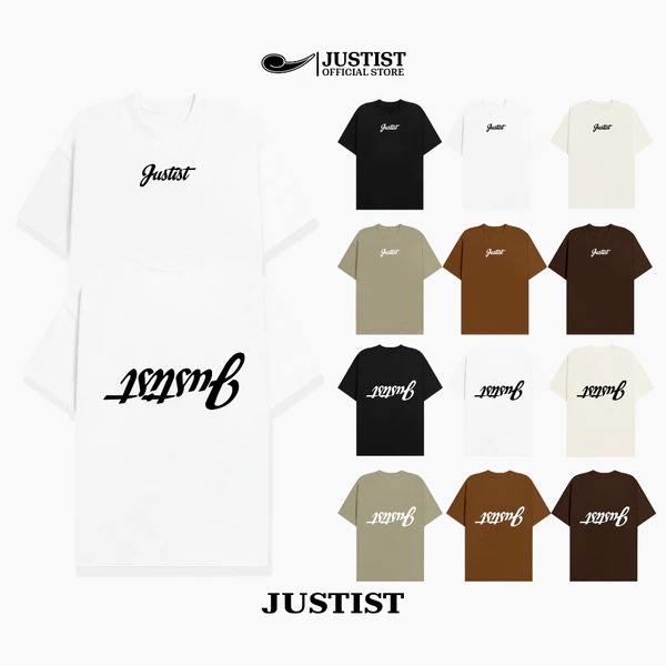 Áo Thun Nam Nữ JUSTIST Chất cotton unisex form oversize Basic TSJT043