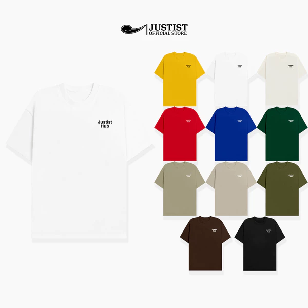 Áo thun Justist Localbrand Unisex HUB basic form unisex chất cotton TSJT114