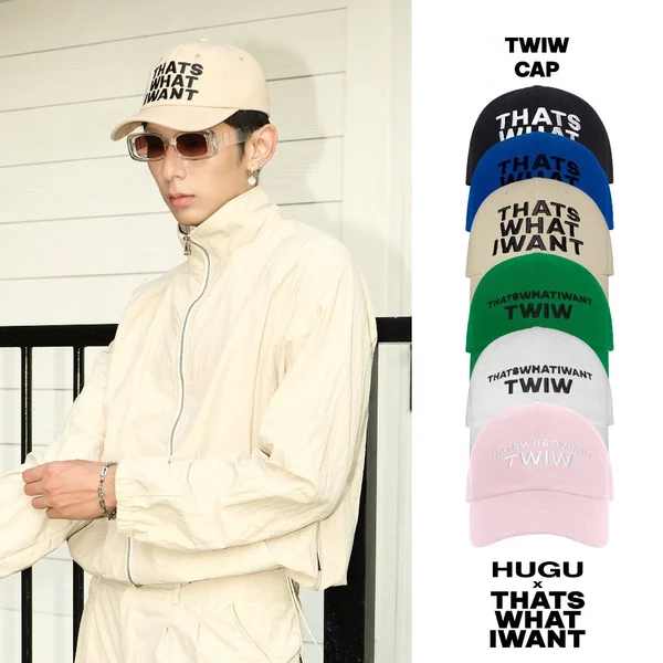 Mũ lưỡi trai unisex chất liệu kaki thêu chữ THATSWHATIWANT - TWIW CAP - mũ lưỡi trai kaki, unisex, phong cách hàn quốc