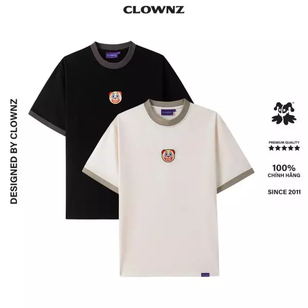 Áo phông ClownZ Social Ringer Tee form rộng áo đẹp tay lỡ baby tee cotton áo thun nam nữ unisex