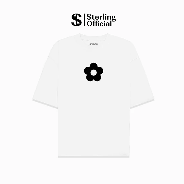Áo thun Sterling Localbrand Unisex FLOWER Tay Ngắn Chất Cotton TSST043