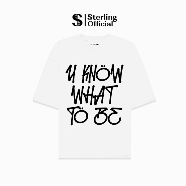 Áo thun Sterling Localbrand Unisex U KNOW Tay Ngắn Chất Cotton TSST069