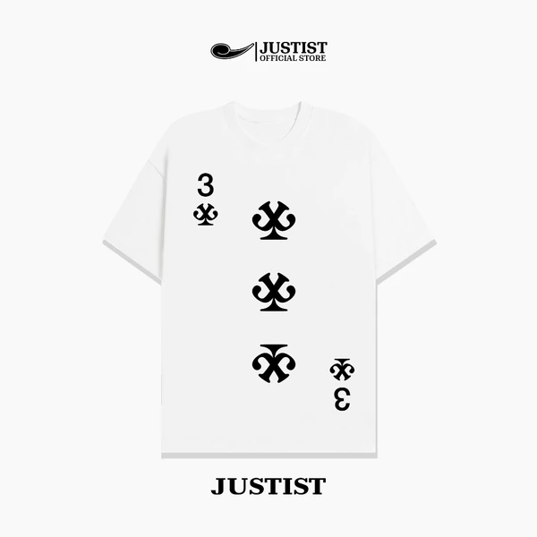 Áo Thun Nam Cổ Tròn JUSTIST form unisex 3 BICH chất cotton TSJT008