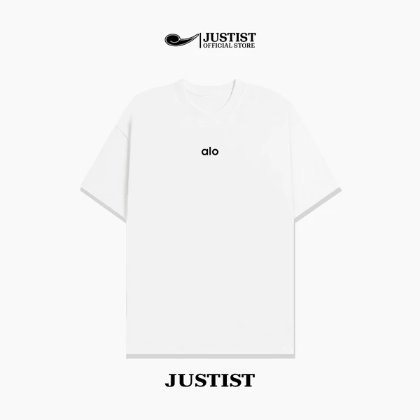 Áo thun Justist Localbrand Unisex Cổ Tròn ALO Hình In Basic TEE TSJT023
