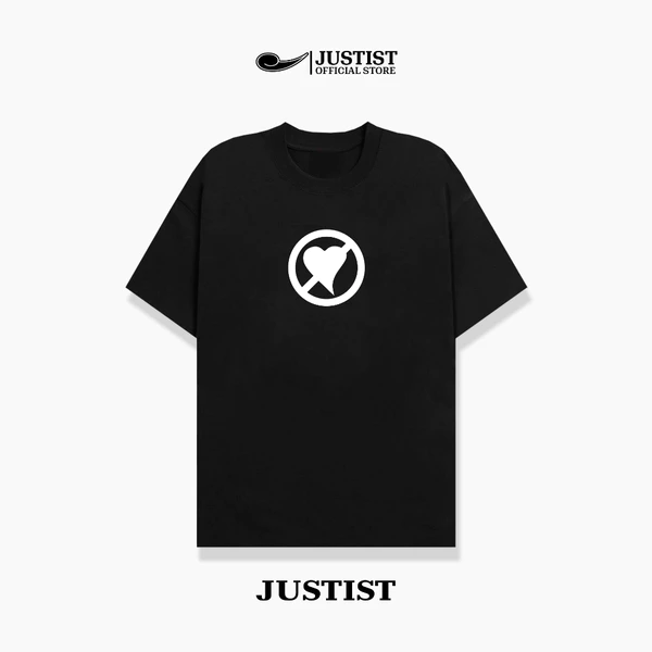 Áo Thun Cổ Tròn Ngắn Tay JUSTIST NO LOVE Basic cho Nam TSJT027