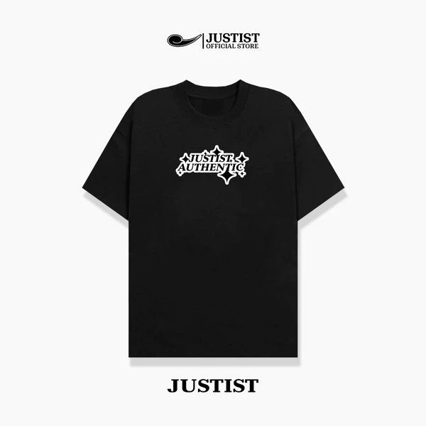 Áo thun Justist Unisex JUSTIST AUTHENTIC ngắn tay chất cotton in hình Basic TSJT030