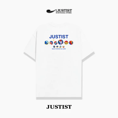 Áo Thun Nam Nữ unisex JUSTIST SPACE v2 chất cotton Tay Ngắn basic TSJT046