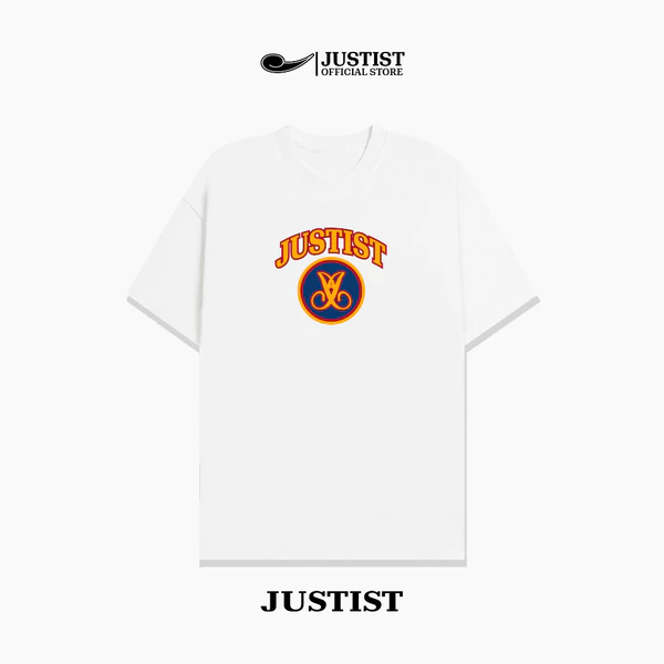Áo thun Nam Nữ unisex JUSTIST JJ LOGO chất cotton thoáng mát ngắn tay Signature TSJT065
