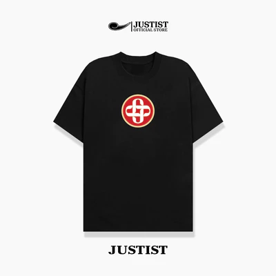 Áo Thun Nam Nữ Unisex JUSTIST COUTURE chất cotton cổ tròn form oversize TSJT055