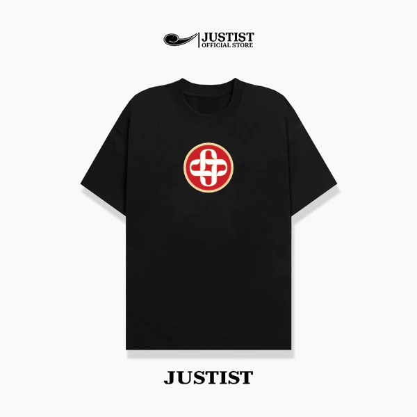Áo Thun Nam Nữ Unisex JUSTIST COUTURE chất cotton cổ tròn form oversize TSJT055