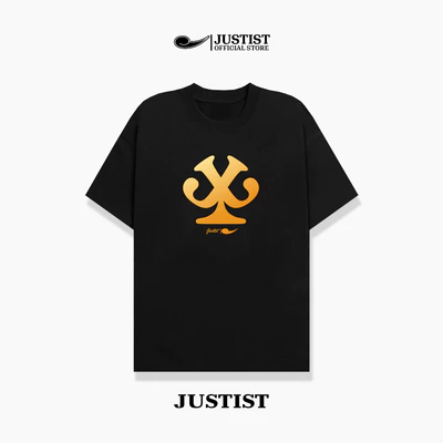 Áo thun Nam Nữ unisex JUSTIST Ngắn Tay Cổ Tròn Signature TSJT059