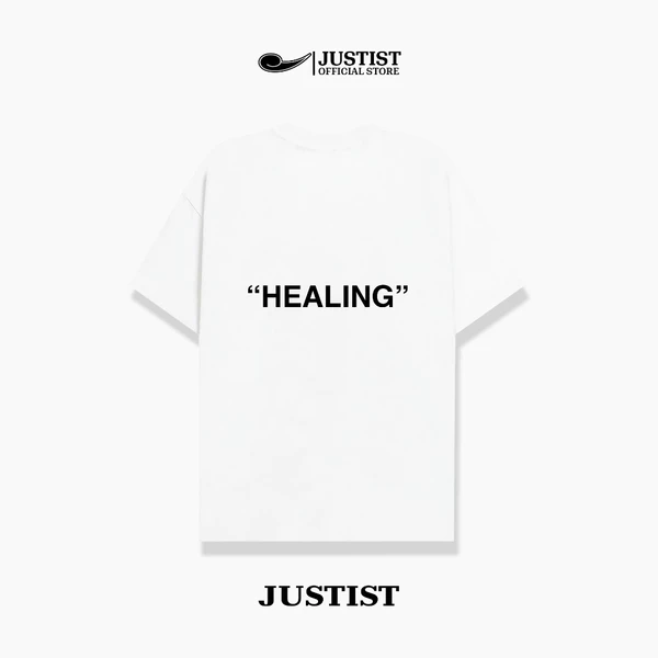 Áo thun Justist Localbrand Unisex JUSTIST HEALING Ngắn Chất Cotton TSJT142