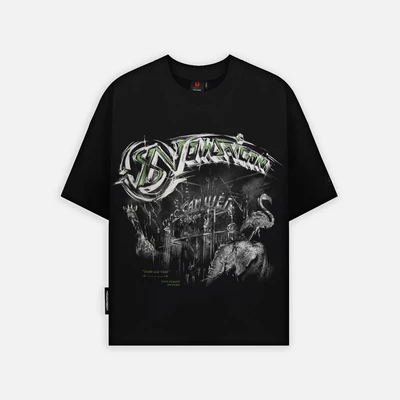 Áo thun NEEDS OF WISDOM Zoo Park Tee - Black - Local Brand Chính Hãng