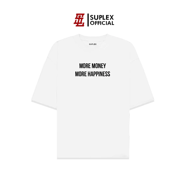 Áo thun SUPLEX Localbrand SUPLEX MORE MONEY Unisex Tay Ngắn Chất Cotton TSSL027