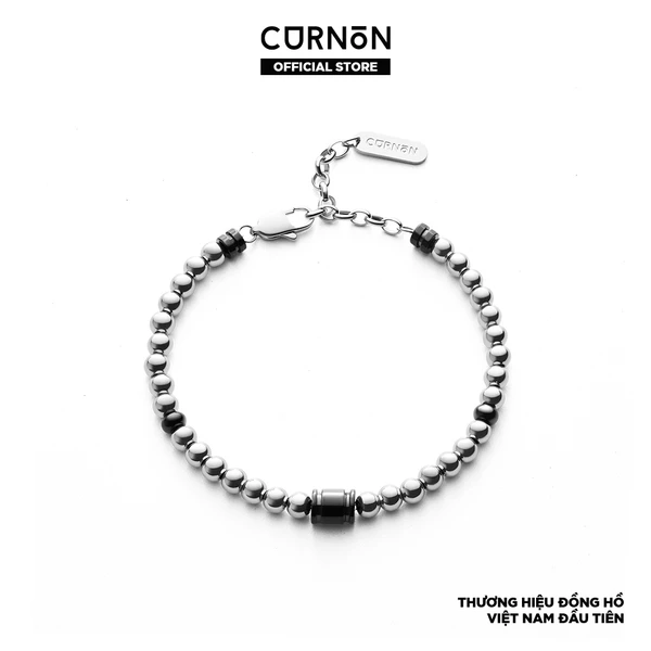 Vòng Tay Nam Curnon Gunnar - Trang Sức Vòng Bi Phong Cách, Tinh Tế - Chất Liệu Thép Không Gỉ - Phù Hợp Mọi Phong Cách