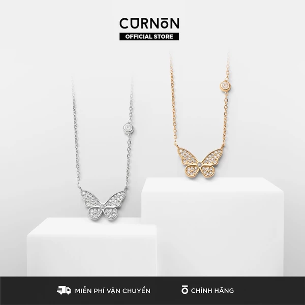 Dây Chuyền Nữ Curnon x Jazzy&Narl Butterfly - Trang Sức Phụ Kiện Thời Trang - Chất Liệu Thép Không Gỉ