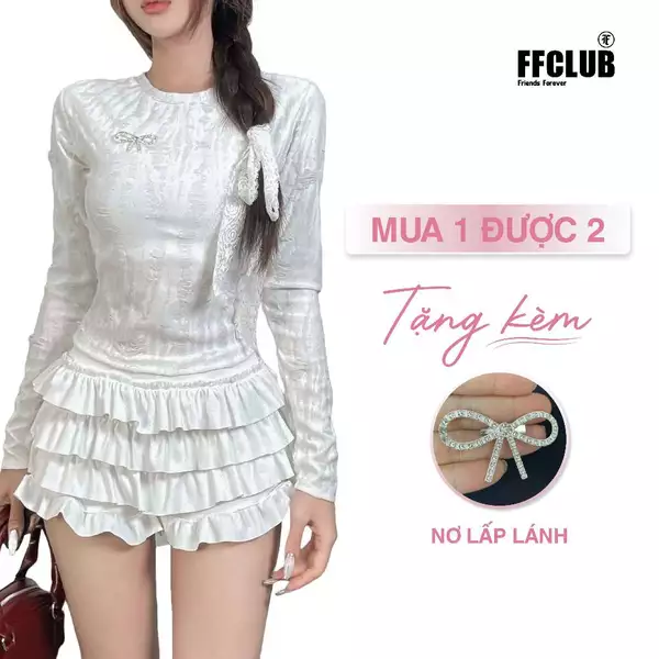 VÁY QUẦN 4 TẦNG THUN GÂN FFCLUB MIX