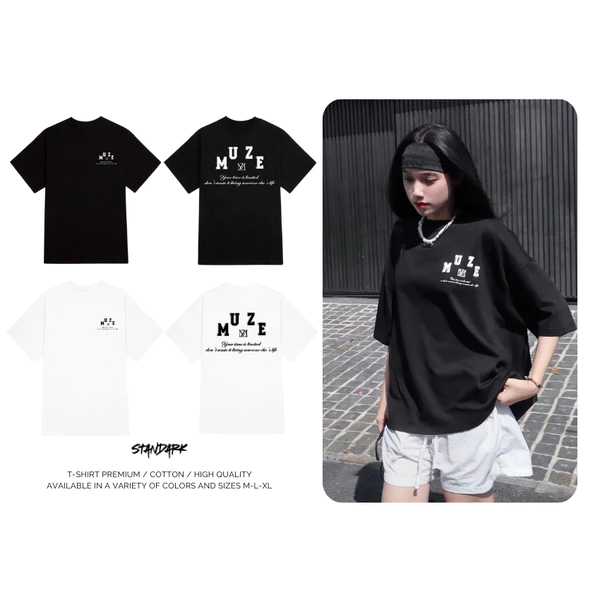 Áo thun Local Brand TRENDIVISION Cotton 100% Unisex Nam Nữ Form Rộng Tay Lỡ Oversize