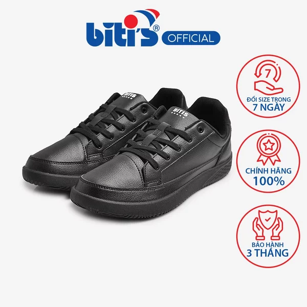 Giày Thể Thao Thông Dụng Nam - Nữ Biti's BSM003900DEN/BSW003900DEN (Đen)