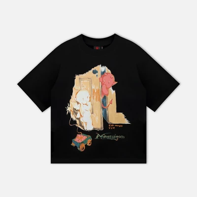 Áo thun NEEDS OF WISDOM Friends Tee - Black - Local Brand Chính Hãng