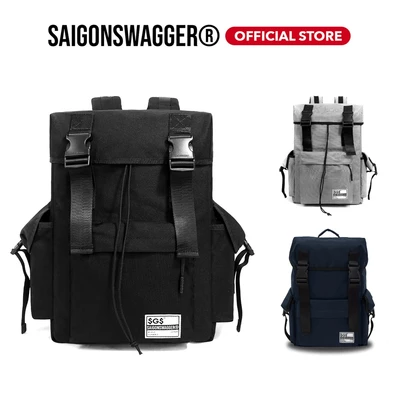 Balo Dây Rút SAIGONSWAGGER Đi Học Du Lịch Phượt SGS Box Backpack Laptop 15.6inch