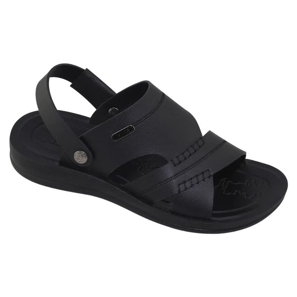 Sandal đế bằng nam Bita's SUM.125 (Đen + Nâu + Vàng bò)