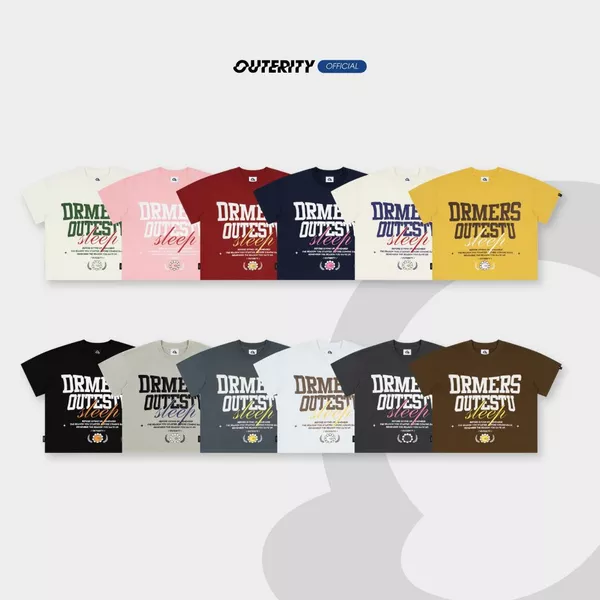 Áo Thun Form Boxy Nam Nữ Unisex Outerity Dreamer / Cotton 100% Nam Nữ Unisex Form Rộng Local brand