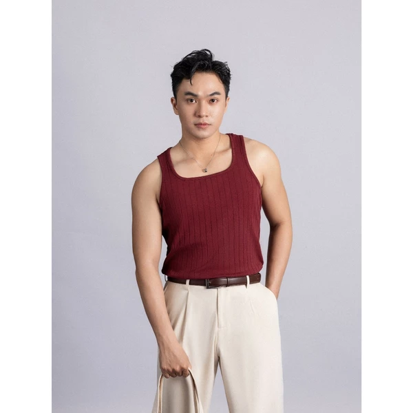 Áo ba lỗ nam Ben & Tod RYV.B1510 BD476 cotton thun gân form Regular