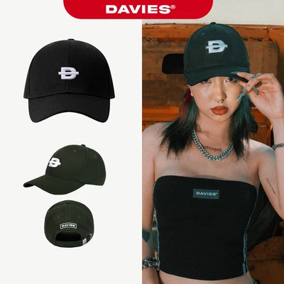 Mũ lưỡi trai đẹp màu đen DAVIES nam nữ New D Cap local brand | HAT08
