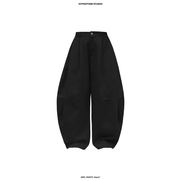 HYPNOTISM | 06PL DENIM PANTS- Quần dài kaki jeans nam nữ ống cong rộng, xếp ngang gối