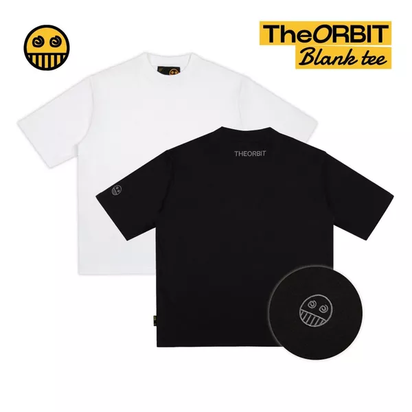 COMBO ÁO THUN BASIC THE ORBIT - ORBIT BLANK TEE - 2 MÀU ĐEN TRẮNG