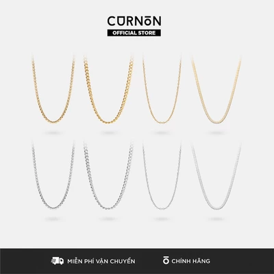 Bộ Sưu Tập Dây Chuyền Nam Curnon THE ESSENTIALS- Trang Sức Vòng Xích Phong Cách Mạnh Mẽ,Cá Tính- Chất Liệu Thép Không Gỉ